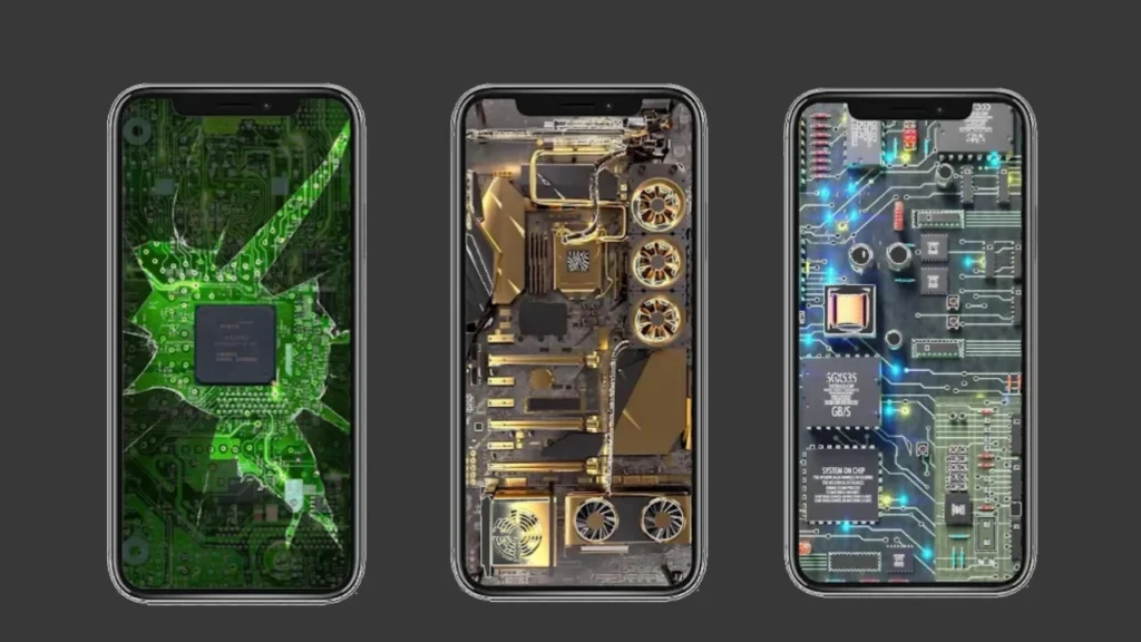 Using the Phone Electricity Live Wallpaper Free Android App